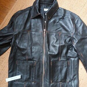 Reformation Bennett Veda Leather Jacket